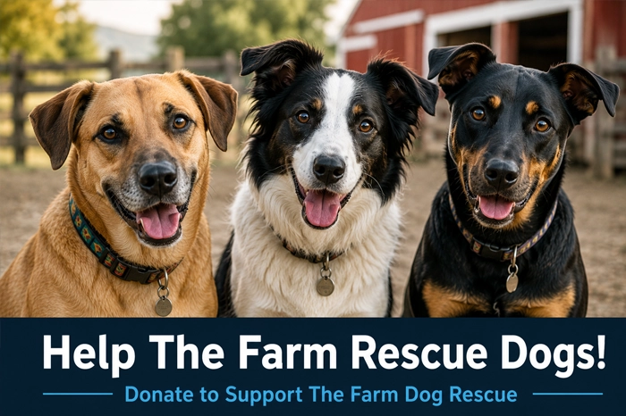 Help The Farm Rescue Dogs!